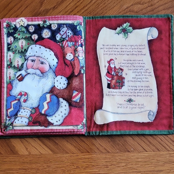 The Night Before Christmas Cloth Book - Picture 6 of 8